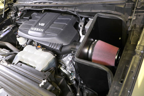 Admission d'air hautes performances K&amp;N 17-18 Nissan Titan XD V8 5,6 L