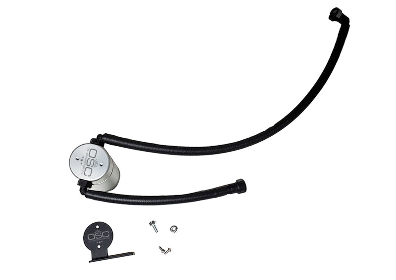 Séparateur d'huile côté passager J&amp;L 20-23 Chevrolet Corvette 6.2L LT2 Targa Top 3.0 - Anodisé transparent