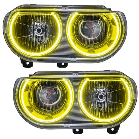 Oracle 08-14 Dodge Challenger SMD HL (non HID) - ColorSHIFT avec contrôleur BC1 VOIR LA GARANTIE