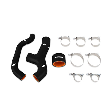 Tuyaux d'échangeur intermédiaire en silicone noir Mishimoto pour Subaru WRX 06-07
