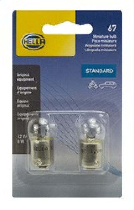 Ampoule Hella 67 12V 8W 4Cp Ba15S G6 (2)
