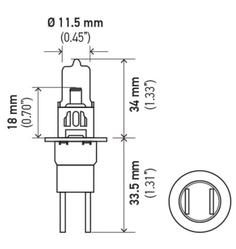 Ampoule Hella H3C 12V 55W Xen Pure Ylw Xy (2)