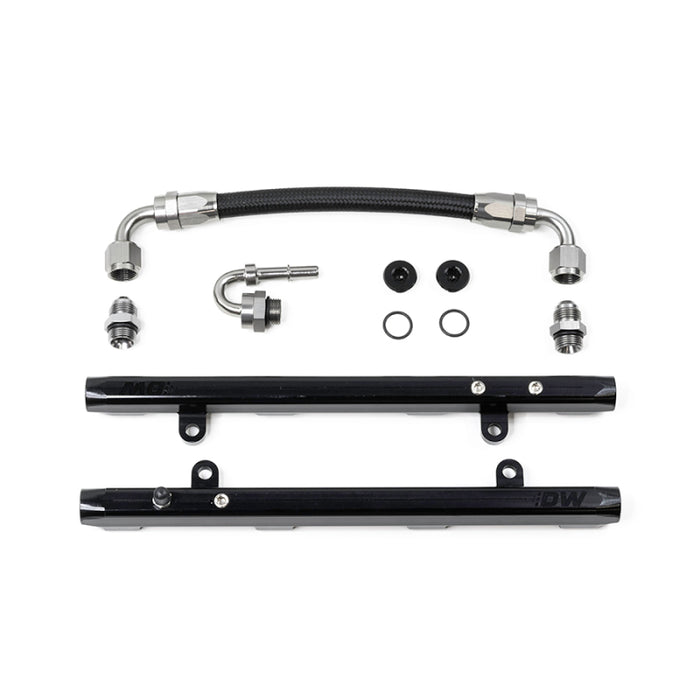 DeatschWerks 11-17 Ford Mustang / F-150 Coyote 5.0 V8 Rails d'alimentation avec Crossover