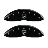 Couvre-étriers MGP 4 gravés à l'avant Gen 2/Viper gravés à l'arrière Gen 2/Snake finition noire argent ch