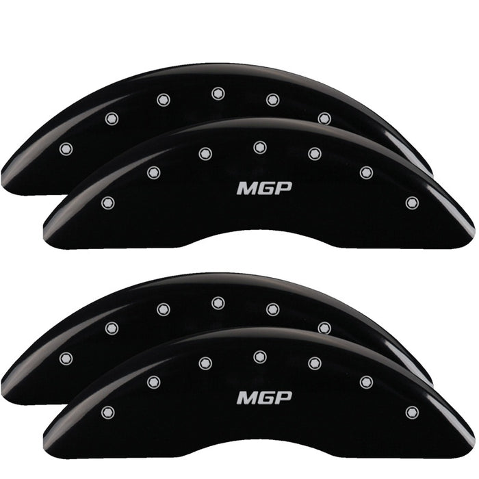 Couvre-étriers MGP 4 gravés avant et arrière 2019+ Ram 2500/3500 finition noire logo MGP argenté