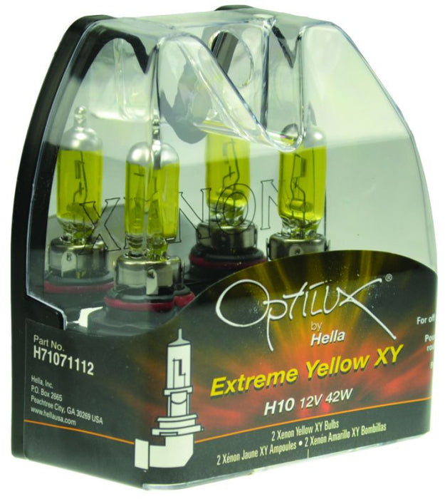 Ampoule jaune xénon Hella Optilux H10 12V/42W XY