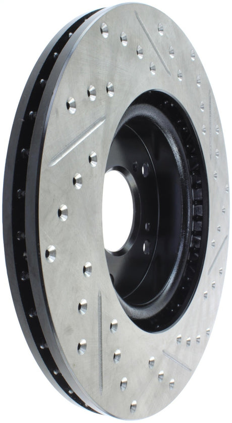 Rotor avant droit rainuré et percé StopTech 02-06 Acura RSX Type S / 06-09 Honda Civic Si
