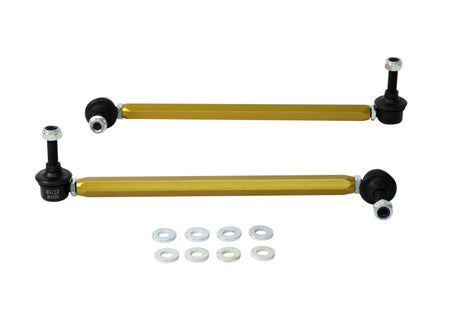 Kit de liaison de barre stabilisatrice avant Whiteline 06/05+ Ford Focus LS / 05/09+ Mazda 3 BK avec rotule en acier réglable H/Duty