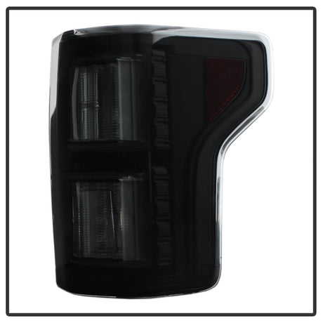 Feux arrière à LED Spyder 18-19 Ford F-150 (sans capteur d'angle mort) - Noir Smk (ALT-YD-FF15018-LED-BSM)