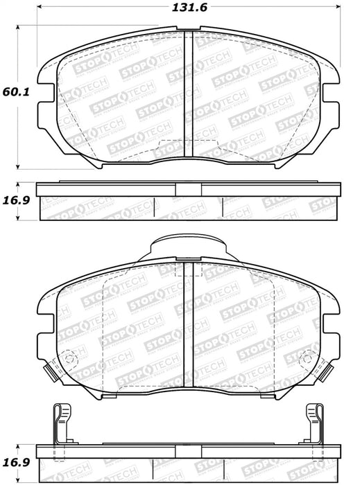 Plaquettes de frein StopTech Street