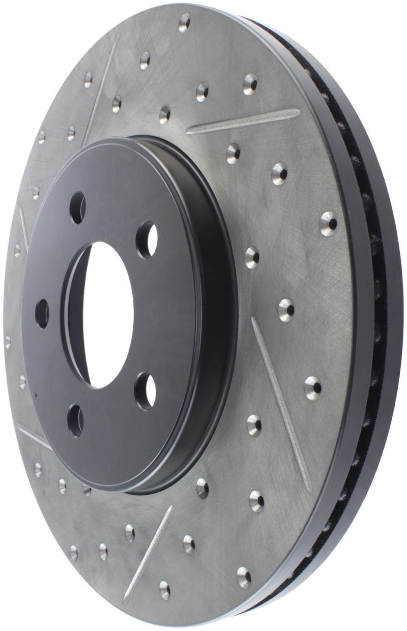 Rotor avant droit rainuré et percé StopTech pour Lincoln Town Car 03-09 / Mercury Grand Marquis 03-09