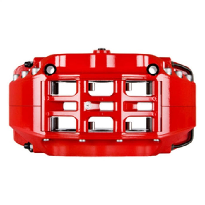 Freins avant StopTech 03-06 Evo BBK avec étriers ST-60 rouges, rotors fendus 355x32 mm, plaquettes et conduites SS