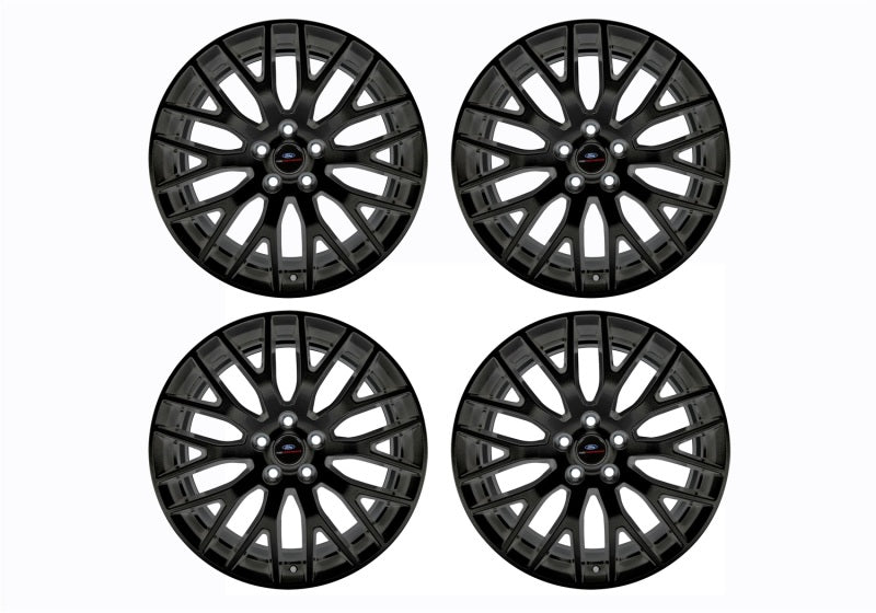 Ford Racing 15-16 Mustang GT 19X9 and 19X9.5 Wheel Set with TPMS Kit - Matte Black