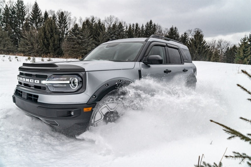 Protecteur de capot à profil bas texturé Aeroskin II pour Ford Bronco Sport 2021 AVS - Noir