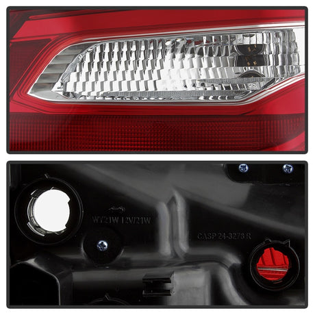 xTune 16-18 Nissan Altima 4DR Passenger Side Tail Light - OEM Outer Right (ALT-JH-NA16-4D-OE-OR)