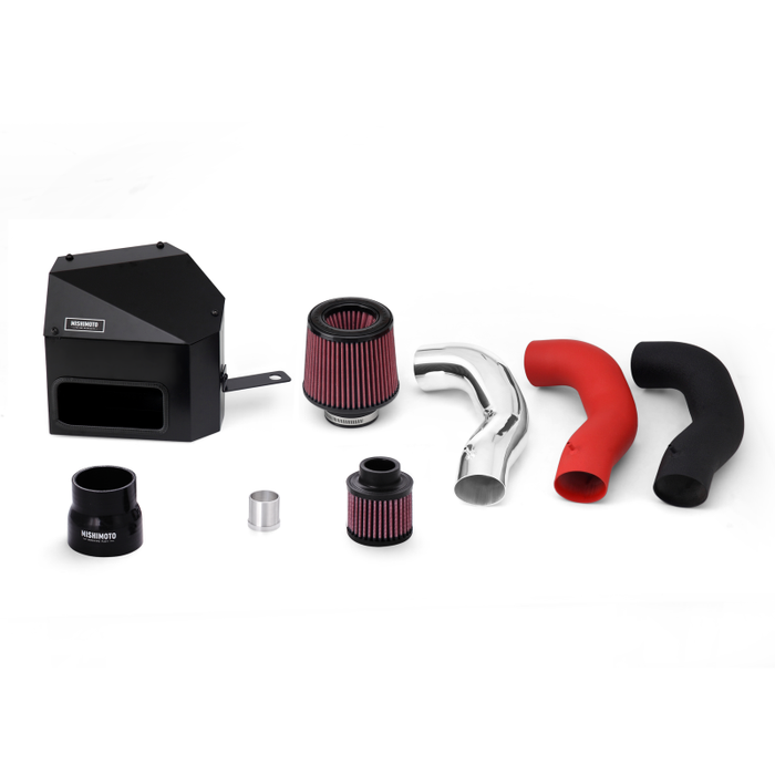 Kit d'admission d'air hautes performances Mishimoto 15-16 VW Golf/GTI 1,8 L/2,0 L - Rouge froissé