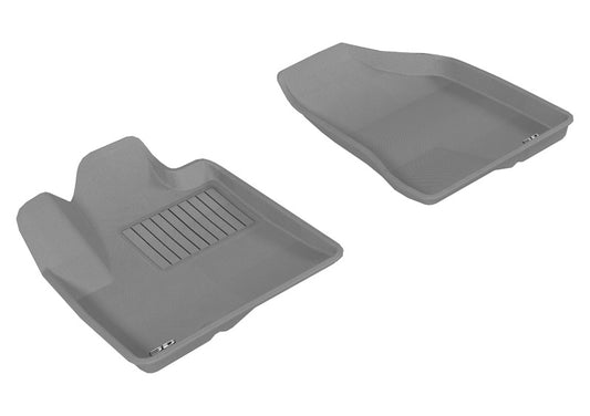 3D MAXpider 2007-2009 Hyundai Santa Fe Kagu 1st Row Floormat - Gray