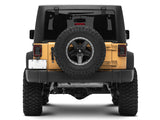 Feux arrière à LED Raxiom 07-18 Jeep Wrangler JK Axial Series - Boîtier noir (lentille fumée foncée)