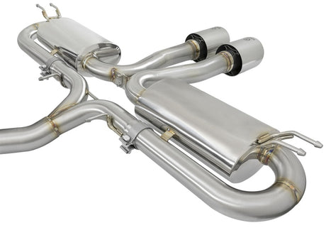 Système d'échappement Cat-Back aFe Takeda 3 pouces 304 SS avec embouts polis 2017+ Honda Civic Si (4 portes) I4 1,5 L (t)