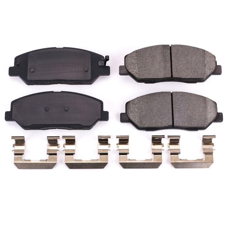 Plaquettes de frein en céramique Power Stop 09-11 Hyundai Genesis Z17 Evolution avant avec matériel