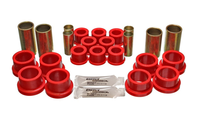 Ensemble de bagues de bras de suspension arrière rouges Energy Suspension 70-78 Nissan 240Z/260Z/280Z