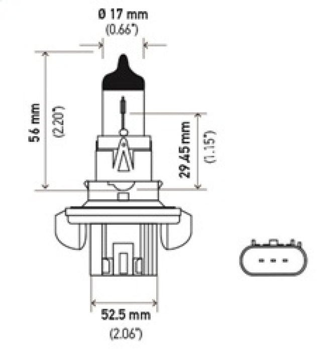 Ampoules Hella Optilux H13/9008 12V 60/55W XB Xenon White (paire)