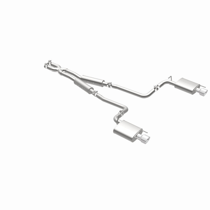 MagnaFlow 10-12 Cadillac CTS V6 3.0L (Exc AWD) Dual Split Rear Exit Stainless Cat Back Perf Exhaust