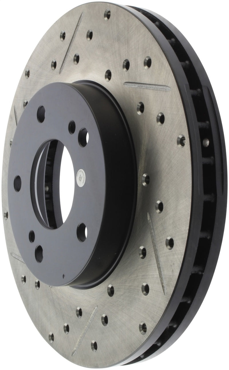 Rotor avant droit rainuré et percé StopTech Power Slot 6/89-96 Nissan 300ZX