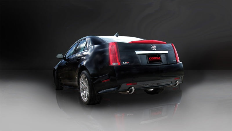 Corsa 09-13 Cadillac CTS Sedan V 6.2L V8 Échappement arrière poli Touring