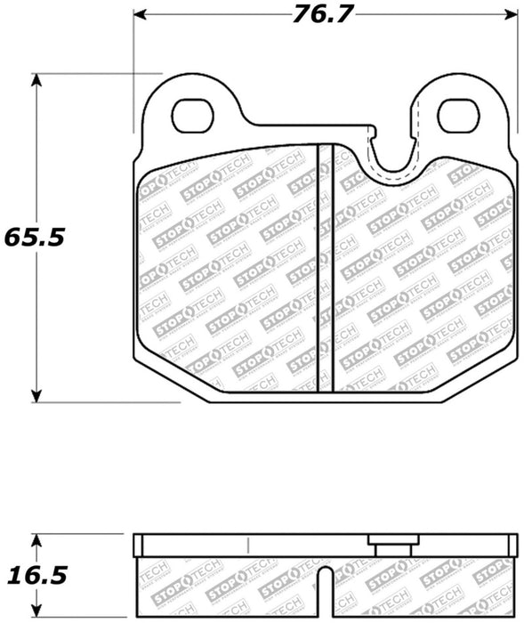 Plaquettes de frein avant StopTech 08-11 Tesla Roadster Street Select