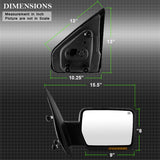 xTune Ford F150 07-14 Power Heated Amber LED Signal OE Mirror Right MIR-03349EH-P-R