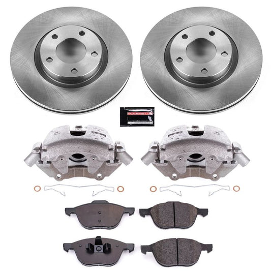 Power Stop 04-13 Mazda 3 Front Autospecialty Brake Kit w/Calipers