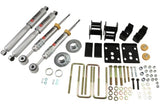 Kit d'abaissement Belltech 09-13 Ford F150 Ext Cab/Quad Cab Short Bed 2WD 2in ou 3in F/4in Rear avec amortisseurs