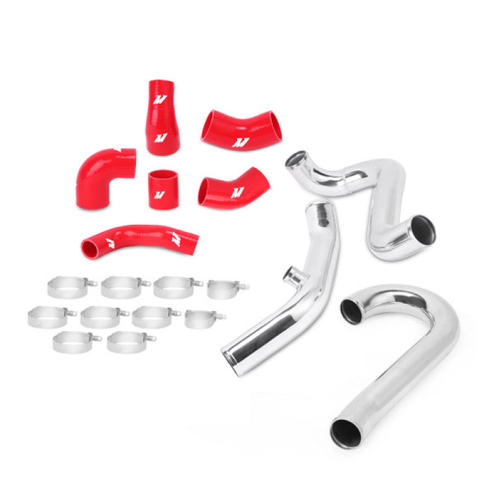 Kit de tuyaux d'échangeur intermédiaire Mishimoto Mitsubishi Lancer Evolution 7/8/9 rouge