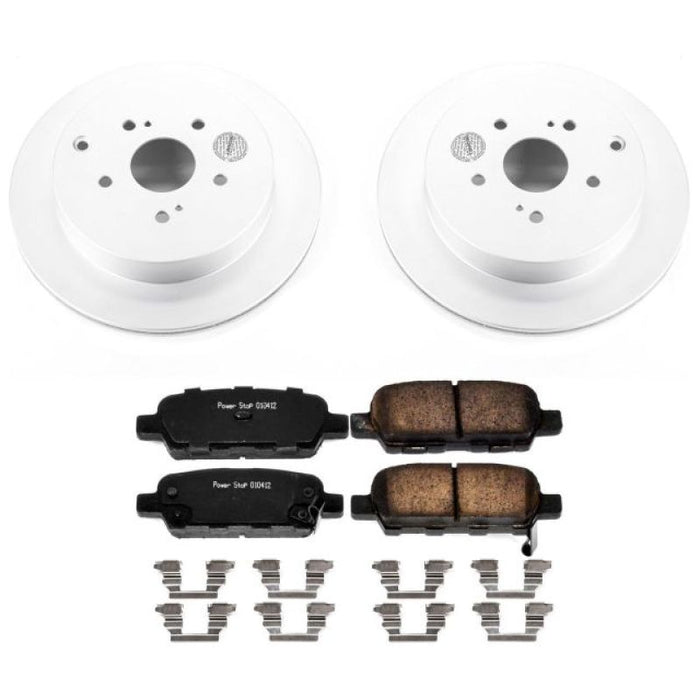 Kit de freins arrière Power Stop 09-13 Suzuki Grand Vitara Z17 Evolution Geomet avec revêtement