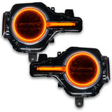 Oracle 21-22 Ford Bronco Headlight Halo Kit w/DRL Bar - Base Headlights -w/No Cntrl