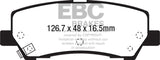 Plaquettes de frein arrière EBC 2015+ Ford Mustang 5.0L Bluestuff