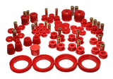 Ensemble de bagues principales Hyper-Flex rouges pour Honda Prelude 97-01 (Type SH uniquement) Energy Suspension