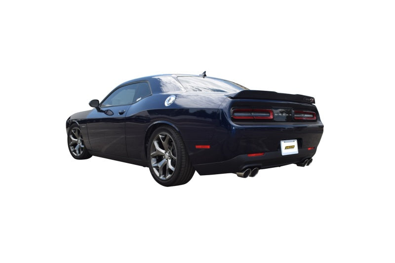 Échappement double Cat-Back de 2,5 pouces pour Dodge Challenger R/T 5,7 L de Gibson 15-16 - Acier inoxydable