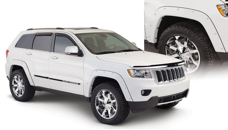 Bushwacker 11-18 Jeep Grand Cherokee Pocket Style Flares 4 pièces Ne convient pas au SRT8 - Noir