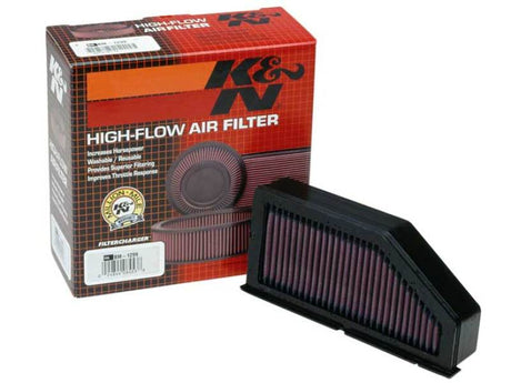 Filtre à air de remplacement K&amp;N 97-08 BMW K1200RS/LT/C/GT 8,313 pouces de longueur OS / 3,875 pouces de largeur OS / 1,938 pouces de hauteur