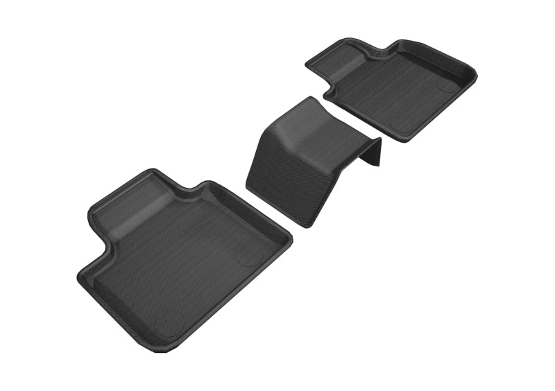 Tapis de sol 3D MAXpider 2018-2019 pour BMW Série 6 Gran Turismo Kagu 2e rangée - Noir