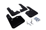 Bavette garde-boue Rally Armor 15-19 Subaru Legacy noire UR avec logo gris