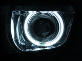 Phares de projecteur ANZO 2010-2013 Chevrolet Camaro avec halo chromé (CCFL)