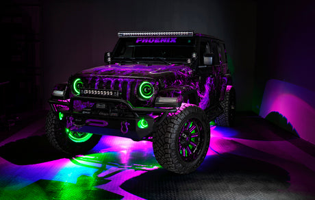 Phares projecteurs Oracle Oculus Bi-LED pour Jeep JL/Gladiator JT - ColorSHIFT 2 VOIR LA GARANTIE
