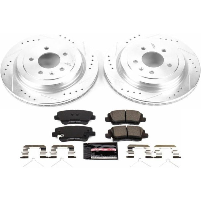 Kit de freins arrière Power Stop 16-18 Cadillac ATS Z23 Evolution Sport