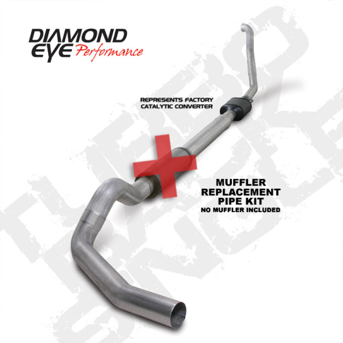 KIT Oeil de diamant 5 pouces TB MFLR TUYAU DE RÉPARATION SGL ALUM 94-97 5 7 3L F250/F350 PWRSTROKE NFS W CARB STDS