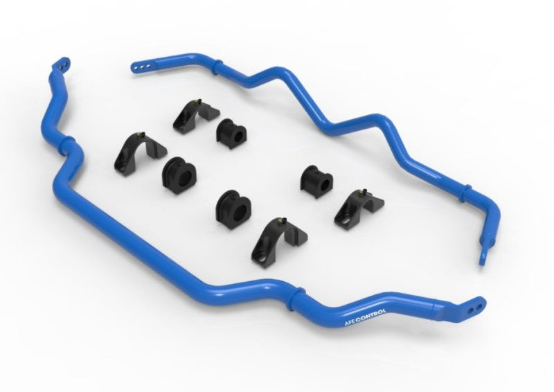 Ensemble de barres stabilisatrices avant et arrière aFe 16-21 Infiniti Q50/Q60 3.0L (tt) Bleu