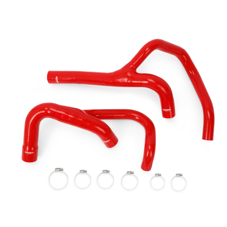 Kit de durites de radiateur en silicone Mishimoto 13-14 Dodge Ram 6,7 L Cummins rouge