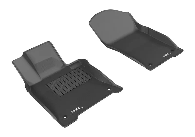 3D MAXpider 2014-2017 Infiniti Q50 Kagu 1st Row Floormat - Black 3D MAXpider